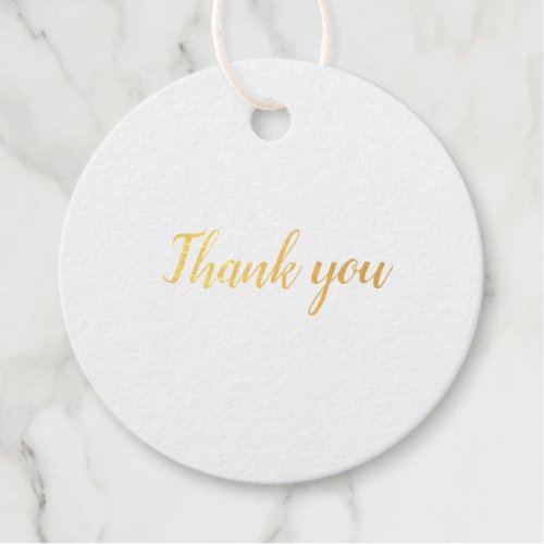 simple minimal text thank you gift gift tags