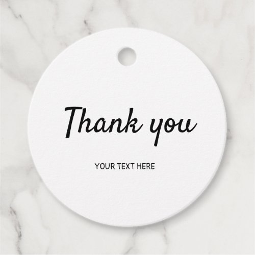 simple minimal text thank you gift gift tags