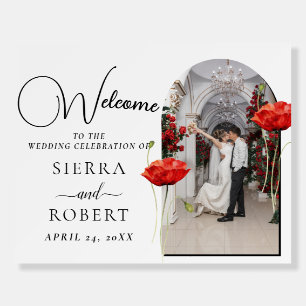 Simple Minimal Wedding Welcome Sign