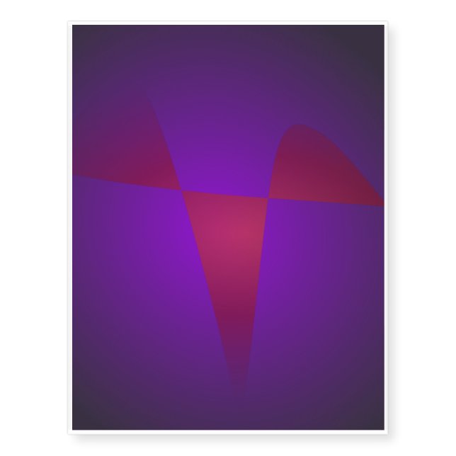 Simple Minimalism Abstract Temporary Tattoos (Front)