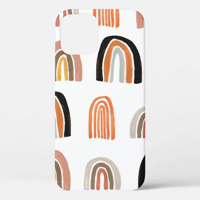 Simple minimalism seamless pattern with gouache pa Case-Mate iPhone case (Back)