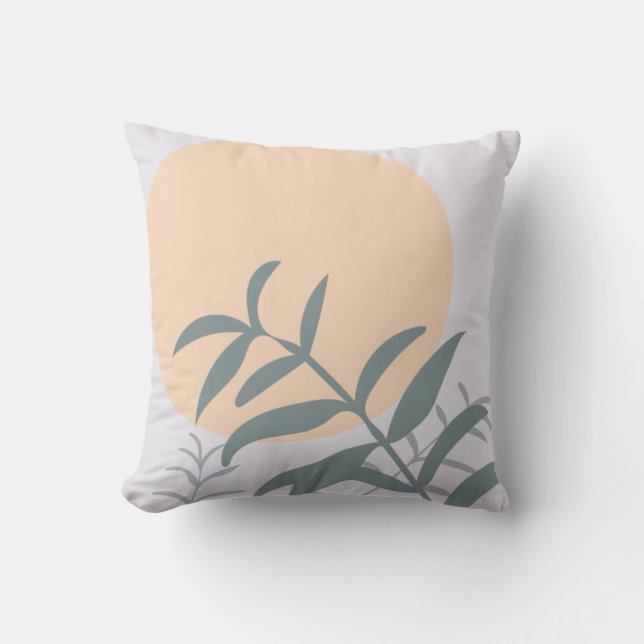 Simple Minimalist Abstract Artwork | Throw Pillow (Front)