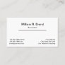 Simple Minimalist Accountant Business Card