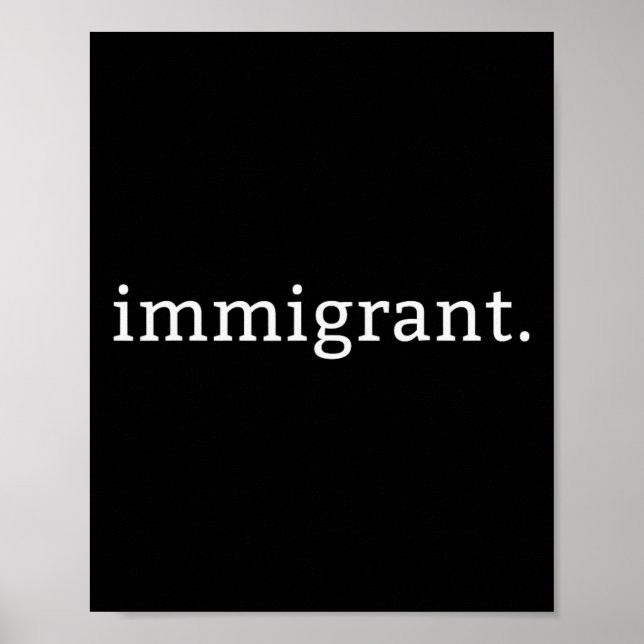 Simple Minimalist Anti-trump Anti-racism  Poster (Front)