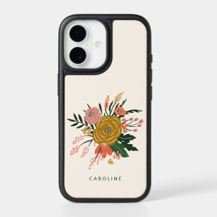 Simple Minimalist Botanical Flower Personalized iPhone 17 Case