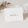 Simple Minimalist Bridal Party Thank You