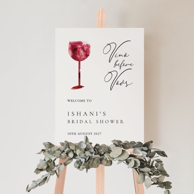 Simple Minimalist Bridal Shower Welcome Sign (Creator Uploaded)