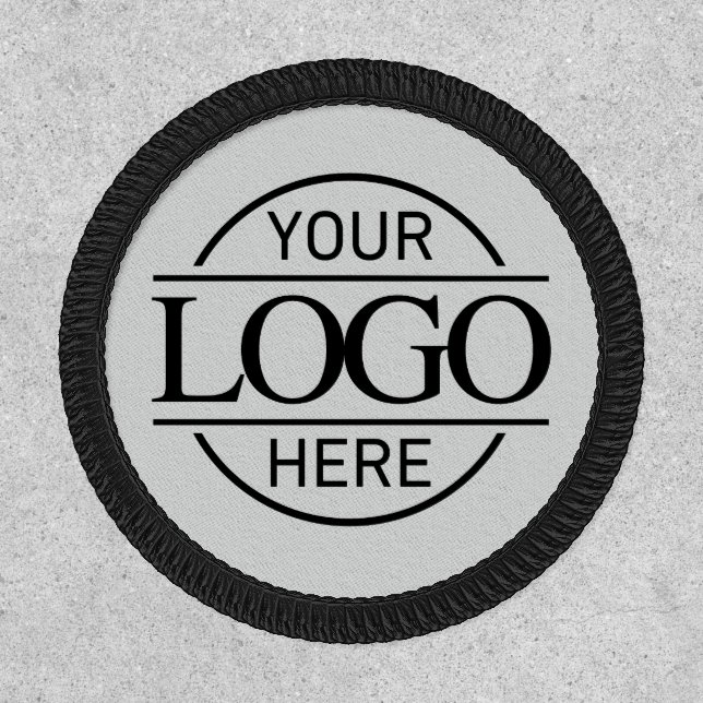 Simple Minimalist Business Logo Promotional Patch (Front)