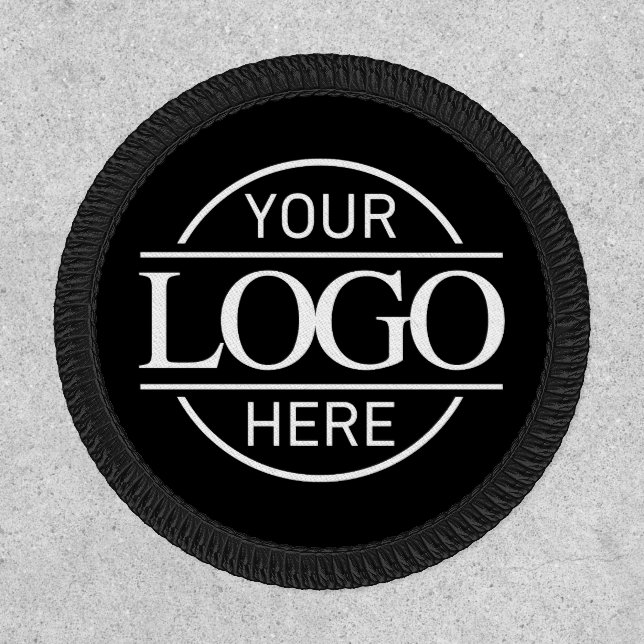 Simple Minimalist Business Logo Promotional Patch (Front)