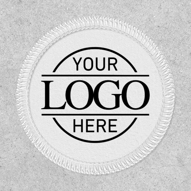 Simple Minimalist Business Logo Promotional Patch (Front)