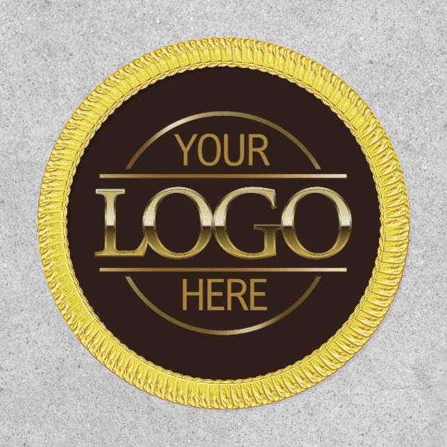 Simple Minimalist Business Logo Promotional Patch (Front)