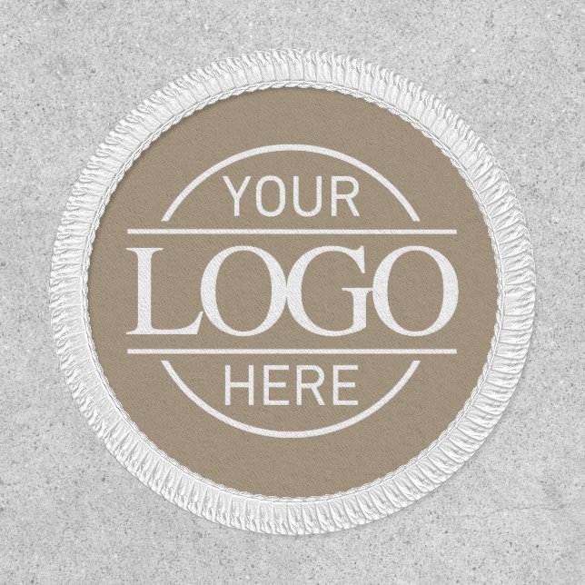 Simple Minimalist Business Logo Promotional Patch (Front)