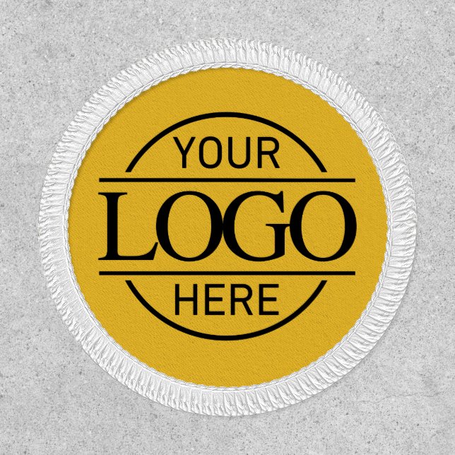 Simple Minimalist Business Logo Promotional Patch (Front)