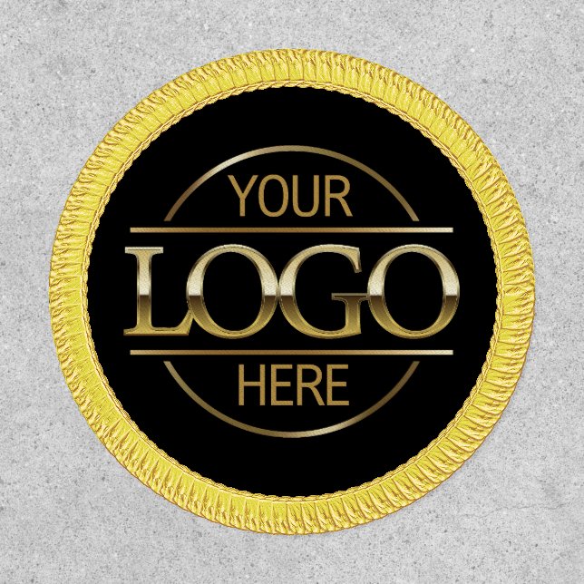 Simple Minimalist Business Logo Promotional Patch (Front)