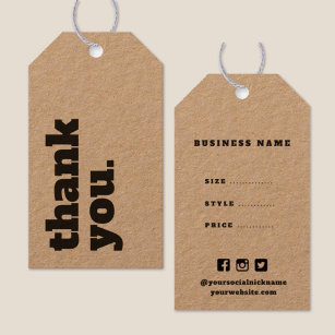 Paper Hang Tag  Fashion, Clothing & Accessories