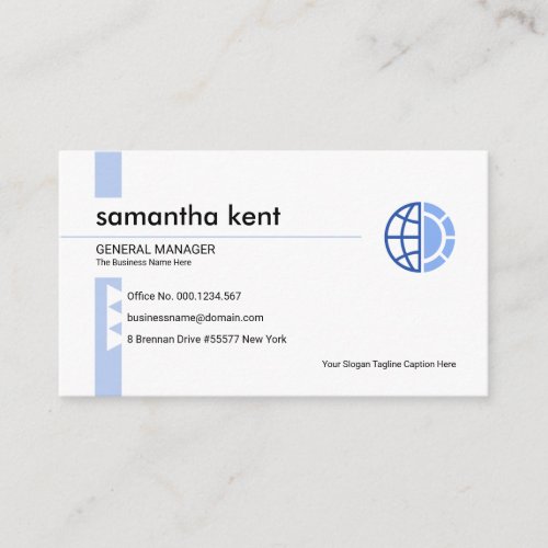 Simple Minimalist Classic Startup Founder CEO Business Card