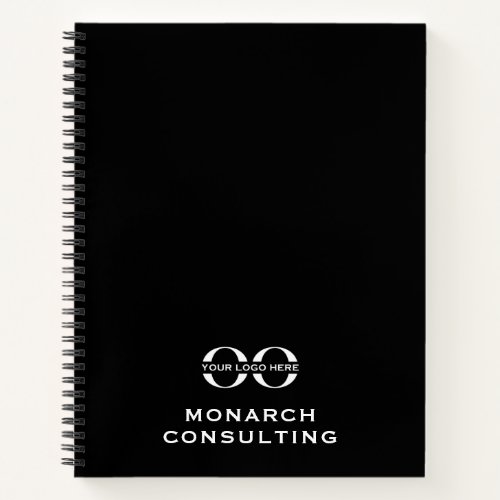 Simple Minimalist Company Logo Notebook