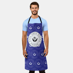 Simple Minimalist Custom Business Logo   Name Apron