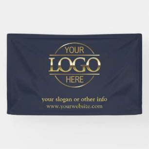 Simple Minimalist Custom Business Logo Promotional Banner
