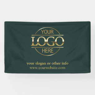 Simple Minimalist Custom Business Logo Promotional Banner