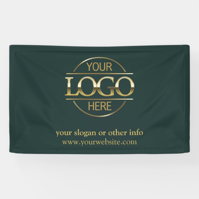 Simple Minimalist Custom Business Logo Promotional Banner (Horizontal)