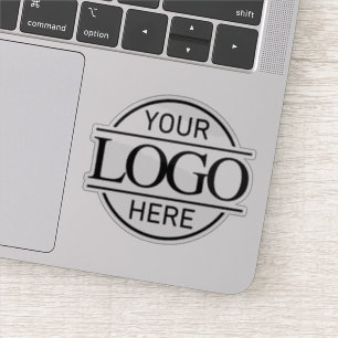 Simple Minimalist Custom Business Logo Promotional Sticker