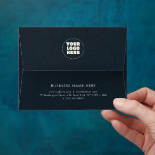 Simple Minimalist Custom Logo & Text Envelope