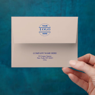 Simple Minimalist Custom Logo & Text Envelope