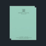 Simple Minimalist Custom Logo & Text   Letterhead<br><div class="desc">Create Your Own Letterhead with Your Company Logo! Personalize this product with your business logo, company name, text, photo, or artwork to match your brand or personal style. Whether you're promoting your business, creating a thoughtful gift, or designing something unique for yourself, this customizable item is perfect for any occasion....</div>