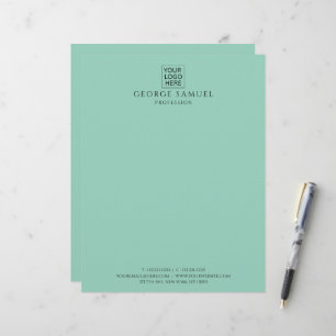 Simple Minimalist Custom Logo & Text Letterhead