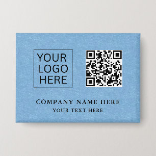 Simple Minimalist Custom Logo & Text Promotional Button