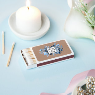 Simple Minimalist Custom Logo & Text Promotional Matchboxes