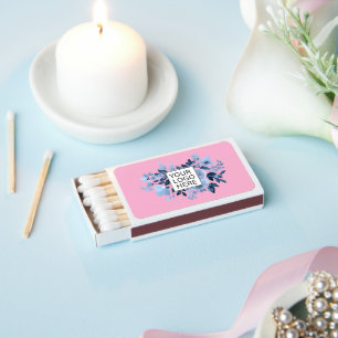 Simple Minimalist Custom Logo & Text Promotional Matchboxes