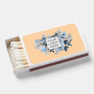 Simple Minimalist Custom Logo & Text Promotional Matchboxes