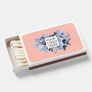 Simple Minimalist Custom Logo & Text Promotional Matchboxes