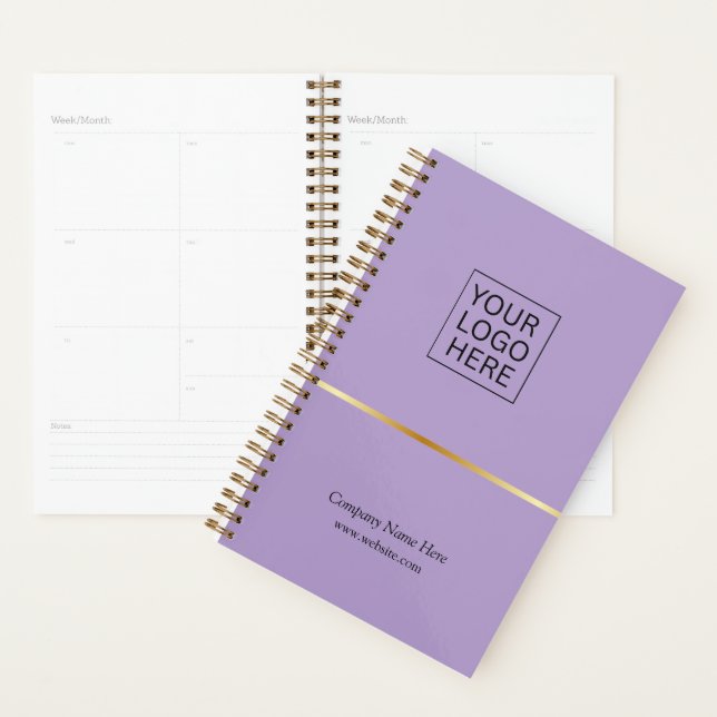 Simple Minimalist Custom Logo & Text Promotional Planner (Display)