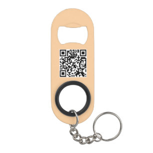Simple Minimalist Custom Logo & Text Promotionalr Keychain Bottle Opener