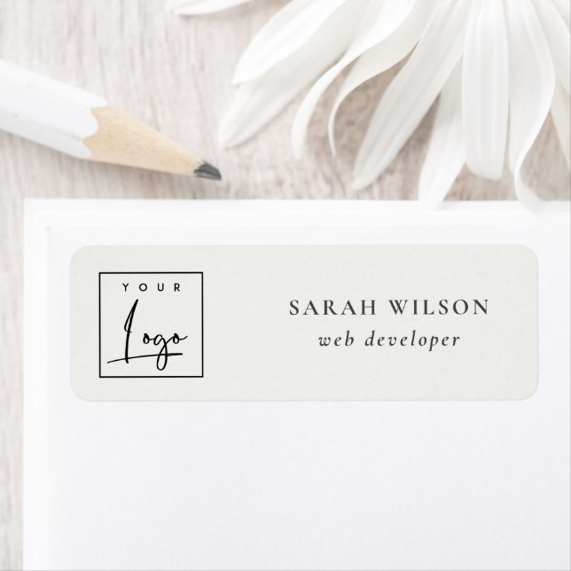 Simple Minimalist Custom Promotional Business Logo Label (Insitu)