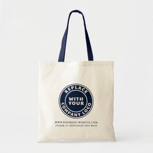 Simple Minimalist Custom Promotional Business Logo Tote Bag