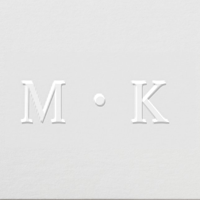 Simple Minimalist Custom wedding Embosser (Design)