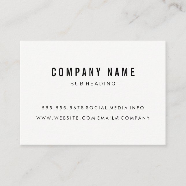 Simple Minimalist Discount Card (Front)