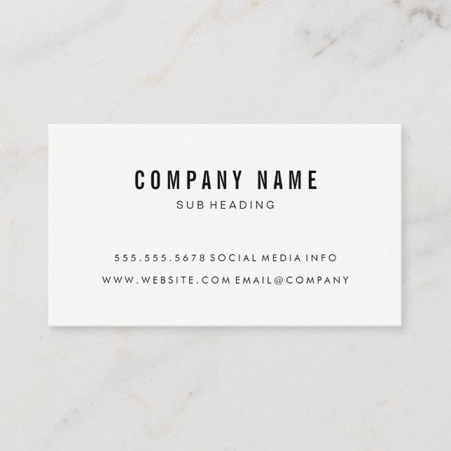 Simple Minimalist Discount Card (Front)