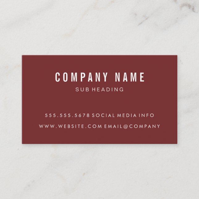 Simple Minimalist Discount Card (Front)