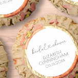 Simple Minimalist Elegant Chic Heart Bridal Shower Reese's Peanut Butter Cups<br><div class="desc">This simple and modern design is composed of sans serif and playful cursive typography with doodle hearts. Perfect for wedding bridal shower party favors.</div>