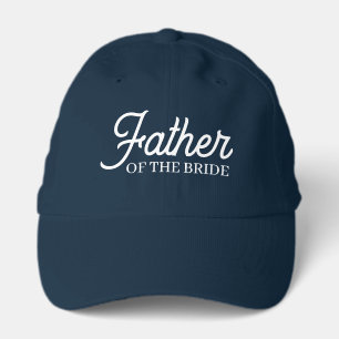 Simple Minimalist Elegant Father of the Bride Performance Cap