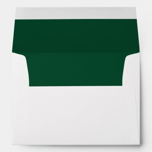 Simple Minimalist Evergreen Return Address Envelope