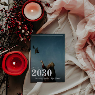 Simple Minimalist Graduation Invitation