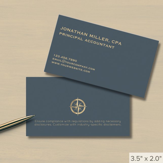 Simple Minimalist Gray Gold Logo Business Card (Creator Uploaded)