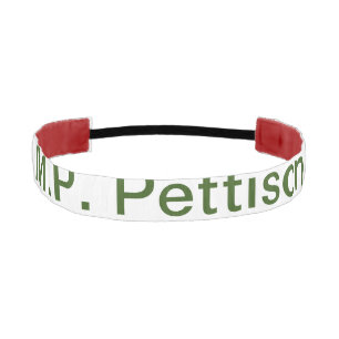 Simple minimalist green add your text name photo c athletic headband