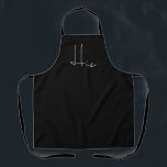 Simple minimalist His Apron<br><div class="desc">His and Hers: a minimalist and modern design for this couples' pillows,  perfect for Mr and Mrs. Customizable colors</div>